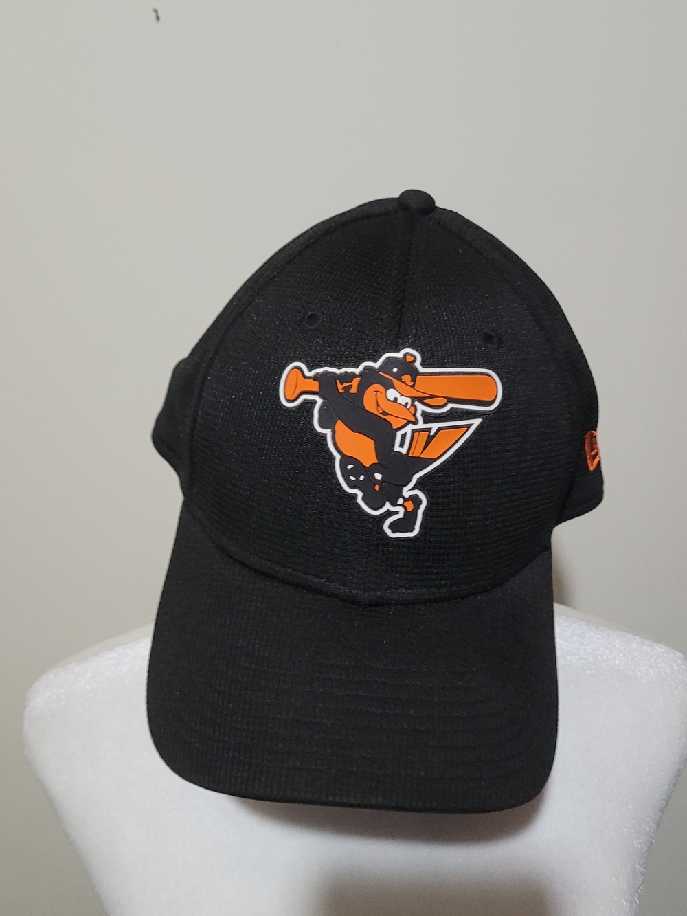 New Era 39THIRTY Baltimore Orioles Hat L/XL Black MLB Authentic Stretch Fit